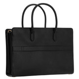 Internal product shot of the Oroton Muse 15" Worker Tote in Black and Saffiano leather for Women