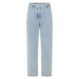 Front product shot of the Oroton Twisted Seam Jean in Vintage Blue and Denim for Women