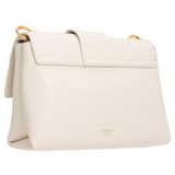 Back product shot of the Oroton Frida Mini Satchel in Clotted Cream and Smooth Leather for Women