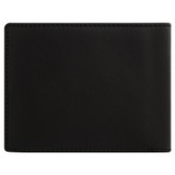 Back product shot of the Oroton Jessie 12 Credit Card Wallet in Black and Veg Tanned Leather for Men