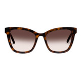 Front product shot of the Oroton Frankie Sunglasses in Signature Tort and Acetate for Women
