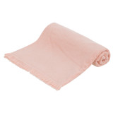 Front product shot of the Oroton Kaia Towel in Sherbet and 100% Cotton for Women