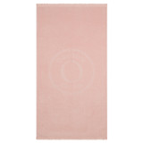Front product shot of the Oroton Kaia Towel in Sherbet and 100% Cotton for Women