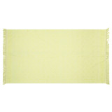 Front product shot of the Oroton Sebastian Beach Towel in Lemon Ice and Cotton Terry Towelling for Women