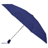 Detail product shot of the Oroton Parker Small Umbrella in Azure Blue and Printed Pongee Fabric for Women