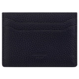 Front product shot of the Oroton Ethan Pebble Credit Card Sleeve in Dark Navy and Pebble Leather for Men