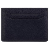 Back product shot of the Oroton Ethan Pebble Credit Card Sleeve in Dark Navy and Pebble Leather for Men