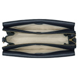 Internal product shot of the Oroton Margot Crossbody in North Sea and Pebble leather for Women