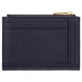 Back product shot of the Oroton Margot Mini 10 Credit Card Zip Wallet in North Sea and Pebble leather for Women