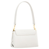 Back product shot of the Oroton Margot Small Top Handle in Clotted Cream and Pebble leather for Women