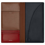 Internal product shot of the Oroton Voyager Slim Travel Wallet in Dark Treehouse and Smooth leather for Women