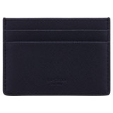 Front product shot of the Oroton Porter Saffiano Credit Card Sleeve in Dark Navy and Saffiano leather for Men