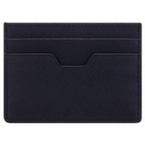 Back product shot of the Oroton Porter Saffiano Credit Card Sleeve in Dark Navy and Saffiano leather for Men