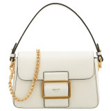 Front product shot of the Oroton Astrid Crossbody in Cream and Pebble leather for Women