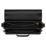 Internal product shot of the Oroton Carter Small Day Bag in Black and Smooth leather for Women