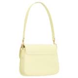 Back product shot of the Oroton Carter Small Day Bag in Lemon Butter and Smooth leather for Women