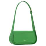 Back product shot of the Oroton Oro Baguette in Jewel Green and Smooth leather for 