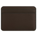 Back product shot of the Oroton Oro Credit Card Sleeve in Bear Brown and Smooth leather for Women