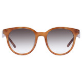 Front product shot of the Oroton Raleigh Sunglasses in Maple Tort and Acetate for Women