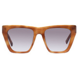 Front product shot of the Oroton Cullen Sunglasses in Maple Tort and Acetate for Women