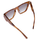 Front product shot of the Oroton Cullen Sunglasses in Maple Tort and Acetate for Women