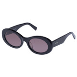 Front product shot of the Oroton Daphne Sunglasses in Black and Acetate for Women