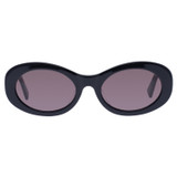 Front product shot of the Oroton Daphne Sunglasses in Black and Acetate for Women