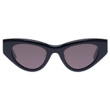 Front product shot of the Oroton Rey Sunglasses in Black and Acetate for Women