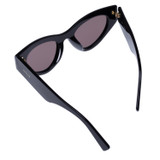 Front product shot of the Oroton Rey Sunglasses in Black and Acetate for Women