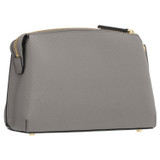 Back product shot of the Oroton Anika Zip Top Crossbody in Oyster and Pebble leather for Women