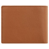 Back product shot of the Oroton Jessie 12 Credit Card Wallet in Caramel and Veg tanned leather for Men