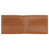 Internal product shot of the Oroton Jessie 8 Credit Card Wallet in Caramel and Veg tanned leather for Men