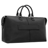 Back product shot of the Oroton Porter Saffiano Weekender in Black and Saffiano Leather for Men