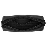 Internal product shot of the Oroton Porter Saffiano Toiletry Bag in Black and Saffiano leather for Men