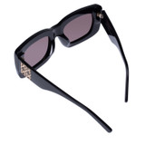 Front product shot of the Oroton Alice Sunglasses in Black and Acetate for Women