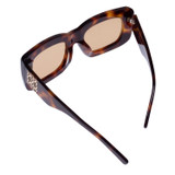 Front product shot of the Oroton Alice Sunglasses in Signature Tort and Acetate for Women