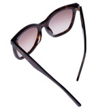 Front product shot of the Oroton Brook Polarised Sunglasses in Signature Tort and Bio acetate (Biodegradeable) for Women