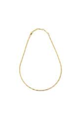 Front product shot of the Oroton Fife Necklace in 18K Gold and Recycled 925 Sterling Silver for Women