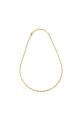 Front product shot of the Oroton Fife Necklace in 18K Gold and Recycled 925 Sterling Silver for Women