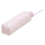 Front product shot of the Oroton Parker Small Umbrella in Lilac and Printed Fabric for Women