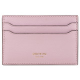 Front product shot of the Oroton Inez Credit Card Sleeve in Lilac and Soft Saffiano Leather for Women
