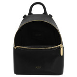 Internal product shot of the Oroton Inez Mini Backpack in Black and Saffiano Leather for Women