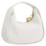 Back product shot of the Oroton Clara Mini Bag in Paper White and Pebble leather for Women