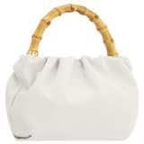 Back product shot of the Oroton Gretel Mini Top Handle in Clotted Cream and Smooth leather for Women