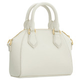 Back product shot of the Oroton Inez Tiny Day Bag in Cream and Saffiano Leather for Women