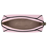 Internal product shot of the Oroton Inez Mini Beauty Case in Lilac and Saffiano Leather for Women