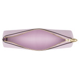 Internal product shot of the Oroton Inez Pencil Case in Lilac and Shiny Soft Saffiano for Women