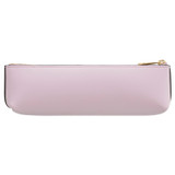 Back product shot of the Oroton Inez Pencil Case in Lilac and Shiny Soft Saffiano for Women