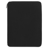 Front product shot of the Oroton Porter Pebble A4 Folio in Black and Pebble Leather for Men