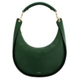 Front product shot of the Oroton Quinn Hobo in Dark Treehouse and Smooth leather for Women